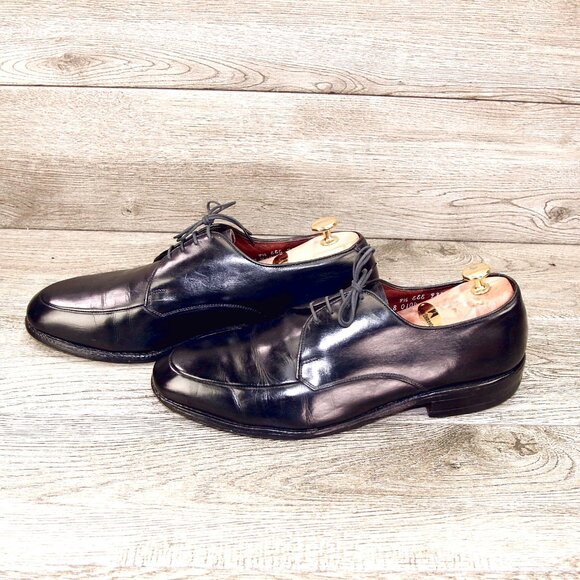 Allen Edmonds ELLIS Blucher 9.5 EEE Wide Black * add $15 new Cedar Trees - Picture 7 of 13